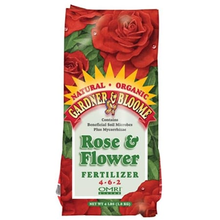 Kellogg Supply Kellogg 8646 4 lbs. Rose & Flower Fertilizer 165177